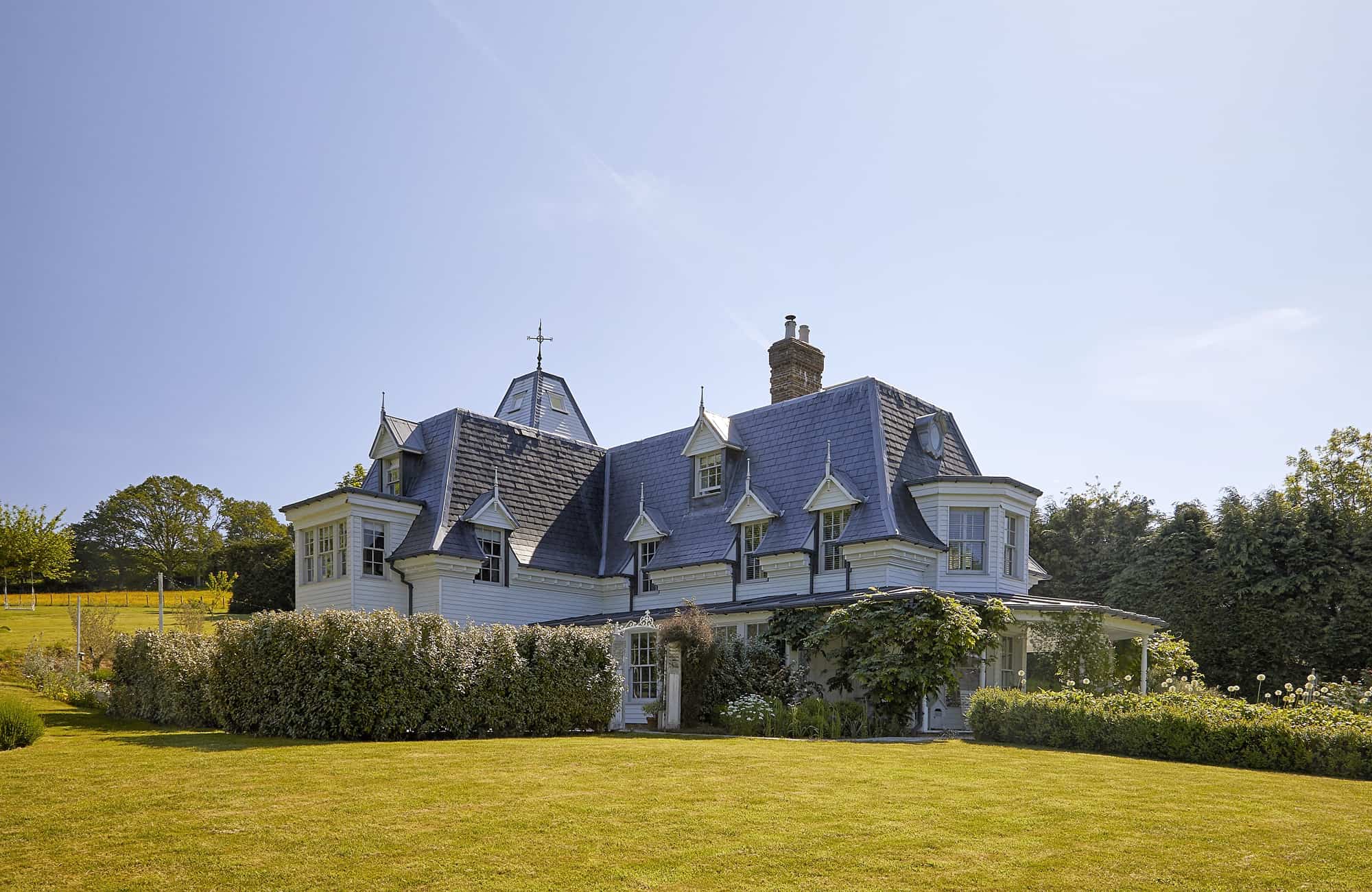 Mayfield TN20 - An individual country home location in East Sussex, built in an American Gothic style, with french inspired interiors - The Location Guys