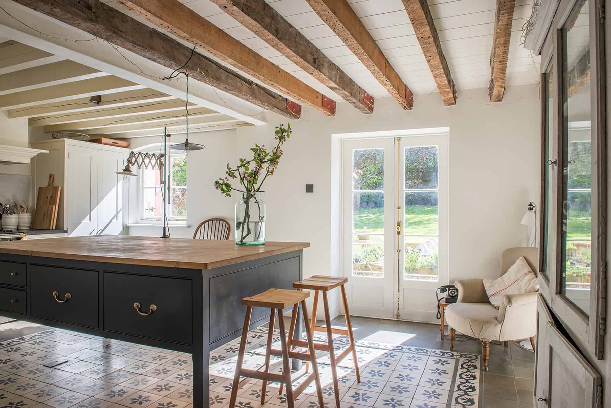 Brook Lodge SO24 - A beautiful farmhouse style property with paired back interiors and nestled within one acre of private gardens - The Location Guys
