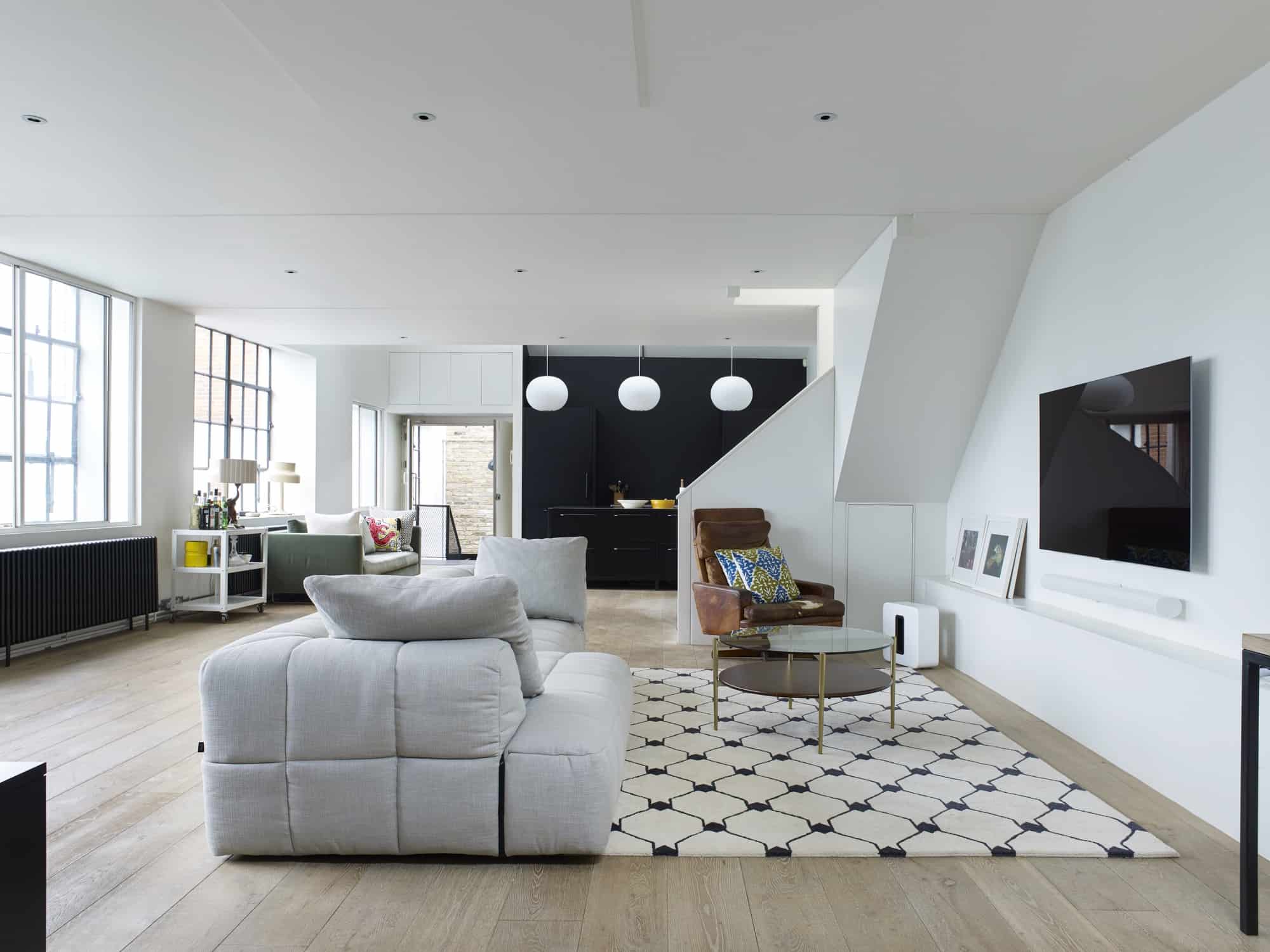 Harrow Loft W9 - A loft-style apartment with large open plan living spaces, available for both photography and filming hire - The Location Guys