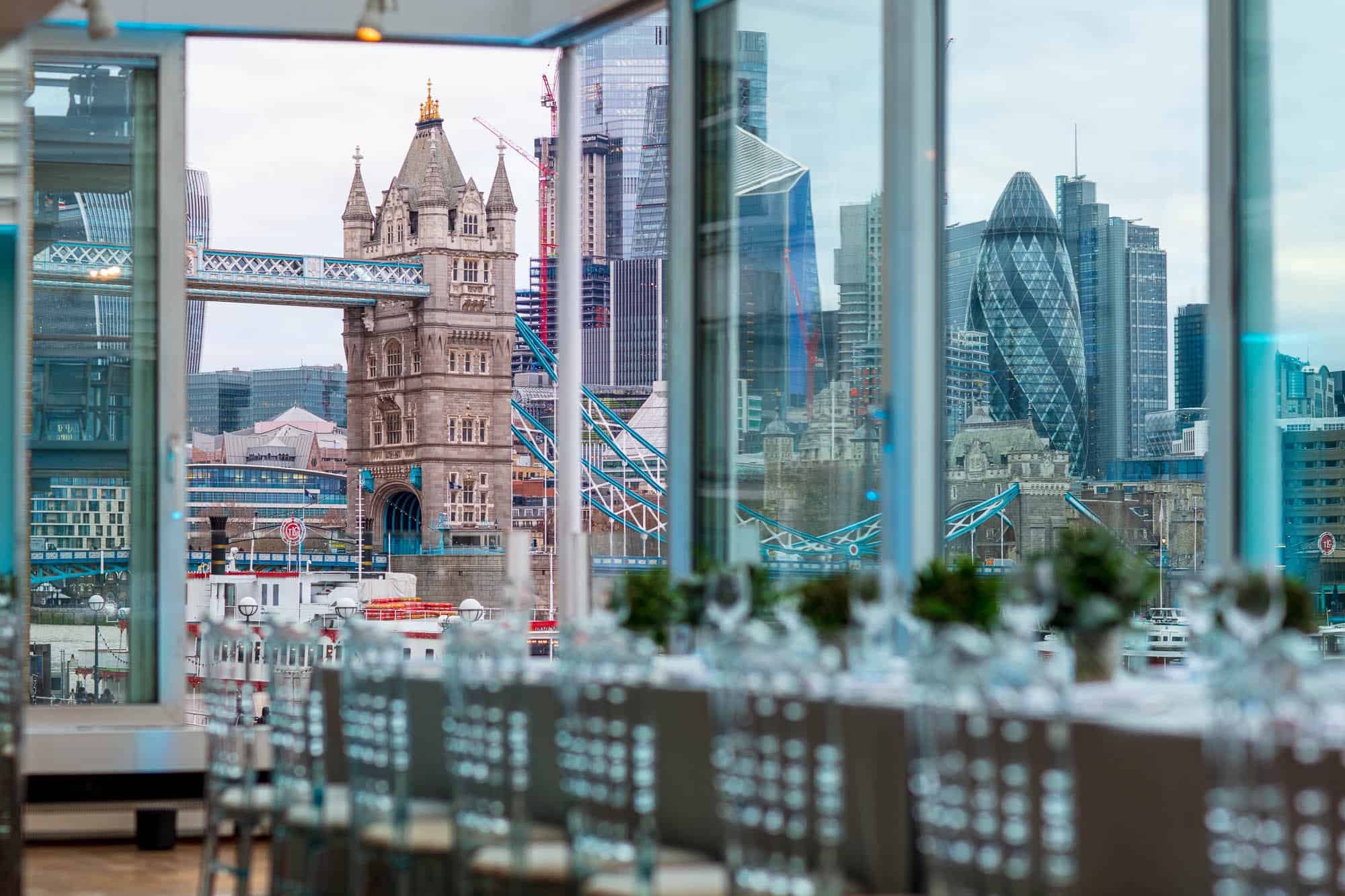 Tower Bridge SE1 - A fantastic daylight venue with views over Tower Bridge and the City. Ideally situated on the South Bank of the Thames - The Location Guys