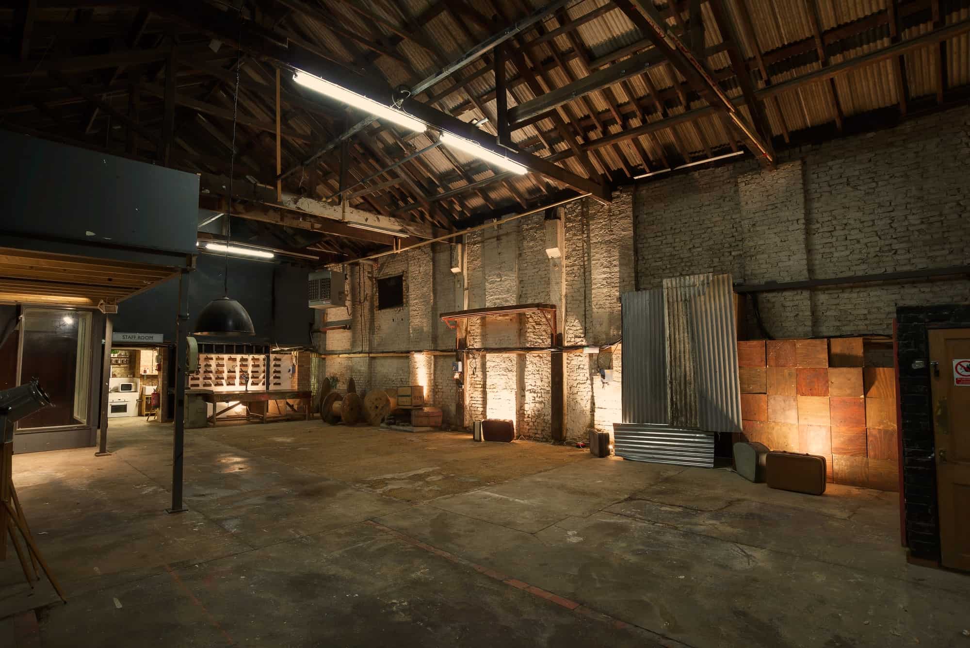 Greenwich Warehouse SE10 - A Victorian warehouse available for photography, filming and events hire. With drive access and on site parking - The Location Guys