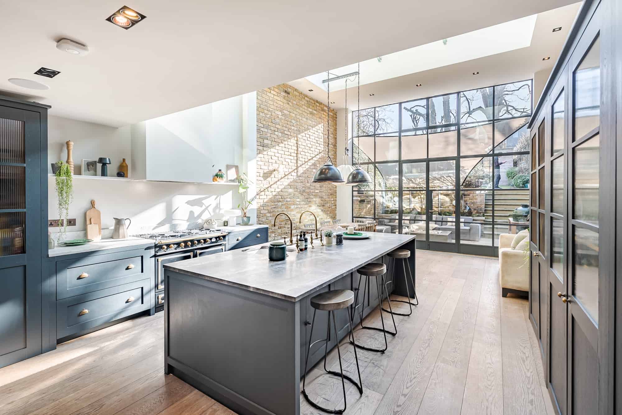 Eglantine SW18 - A contemporary home with beautifully styled interiors including large New York loft-style kitchen and living areas - The Location Guys