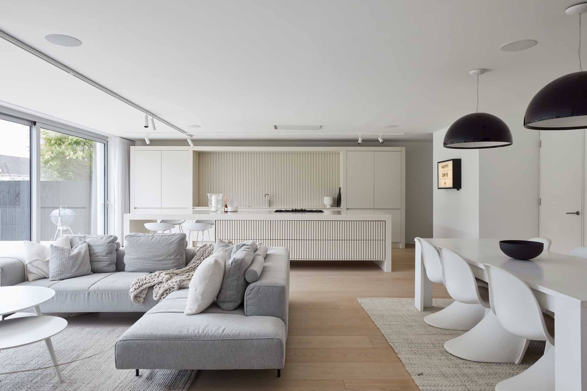 White House BR1 - A contemporary home with clean lines and spacious interiors furnished and decorated in neutral tones throughout - The Location Guys